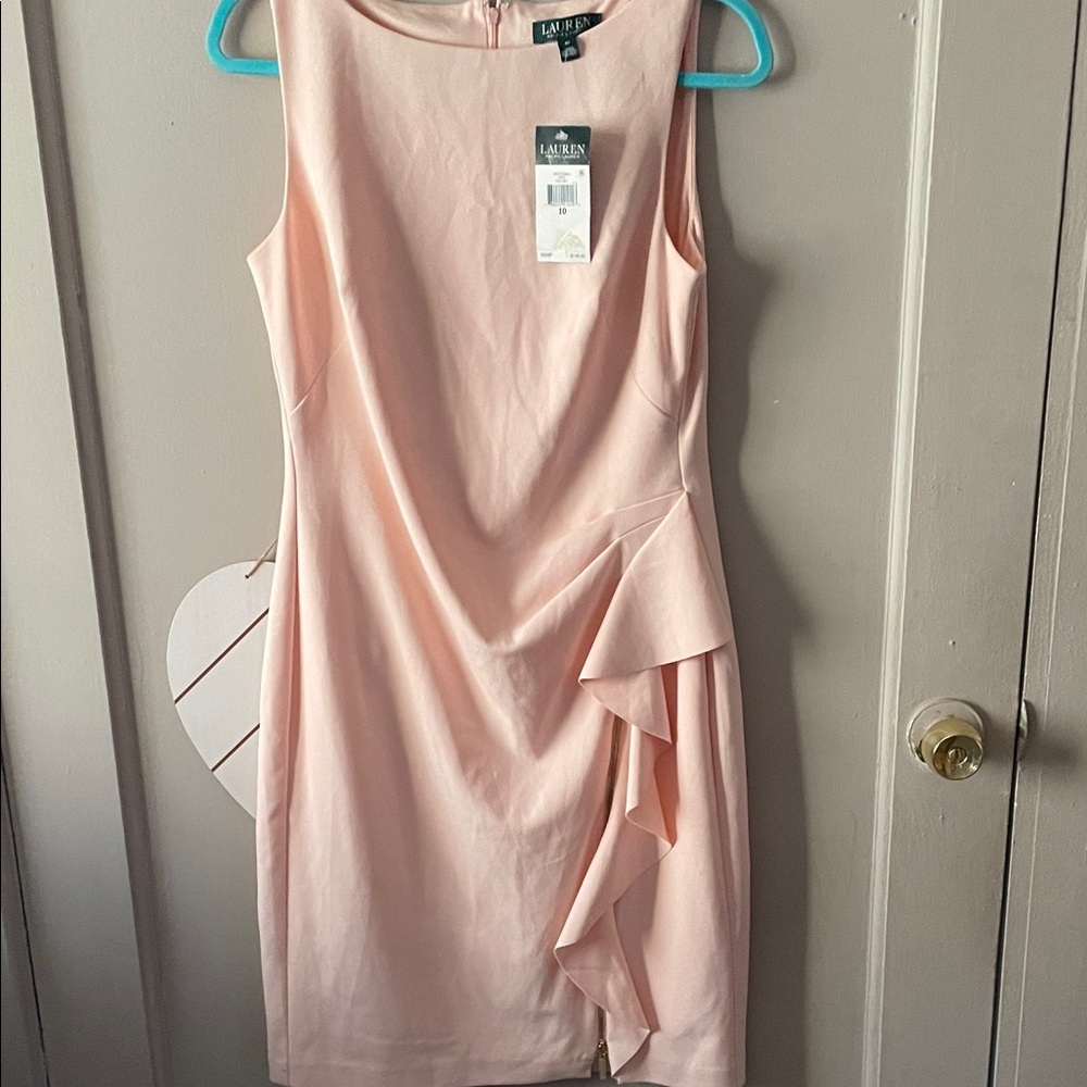 Ralph Lauren Light Pink Asymmetrical Dress